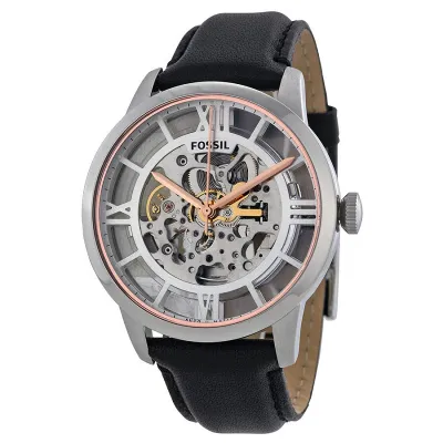 Townsman automatic see through dial men's watch